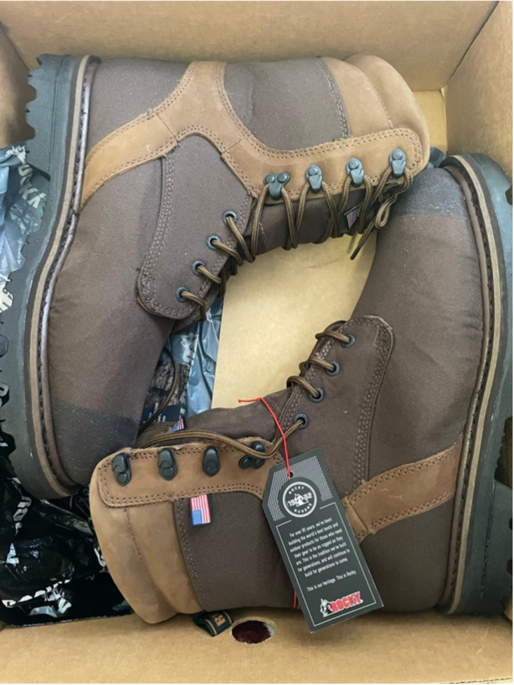 Rocky Stalker RKS0499 Mens 9.5W Waterproof 1000G Insulated Hunting Boots NIB